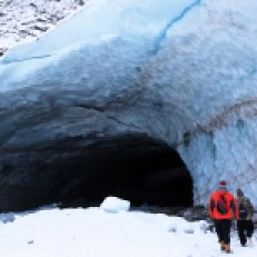 Big Four Ice Caves in winter